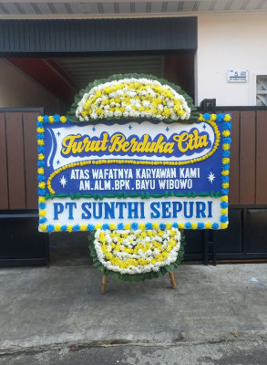 Papan Bunga Duka di Baiya